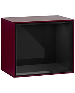Villeroy und Boch Finion module G580PHHB 41.8x35.6x27cm, Emotion, shelf Glossy Black, Peony Matt