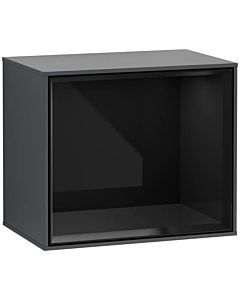 Villeroy und Boch Finion Regalmodul G580PHHG 41,8x35,6x27cm, Emotion, Regal Glossy Black, Midnight Blue Matt Lacquer
