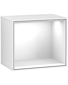 Villeroy und Boch Finion Regalmodul G590GFGF 41,8x35,6cm, Ladestation, Emotion, Regal Glossy White, Glossy white lacquer