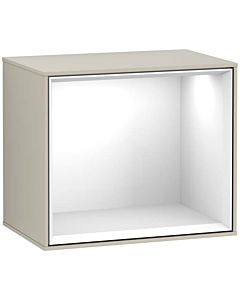 Villeroy und Boch Finion Regalmodul G590GFHH 41,8x35,6cm, Ladestation, Emotion, Regal Glossy White, Sand Matt Lacquer