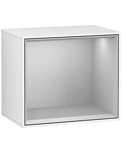 Villeroy und Boch Finion Regalmodul G590GJGF 41,8x35,6cm, Ladestation, Emotion, Regal Light Grey, Glossy white lacquer