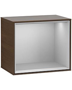 Villeroy und Boch module d&#39; Finion G590GJGN 41.8x35.6cm, station de charge, Emotion, étagère gris clair, placage noyer