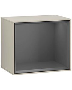 Villeroy und Boch Finion Regalmodul G590GKHH 41,8x35,6cm, Ladestation, Emotion, Regal Antracite Matt, Sand Matt Lacquer