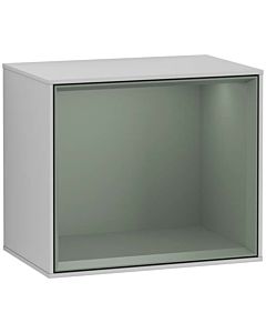 Villeroy und Boch module d&#39; Finion G590GMGJ 41.8x35.6cm, station de charge, Emotion, étagère Olive Matt, Gris clair mat