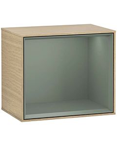Villeroy und Boch Finion Regalmodul G590GMPC 41,8x35,6cm, Ladestation, Emotion, Regal Olive Matt, Oak Veneer