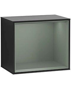 Villeroy und Boch Finion Regalmodul G590GMPD 41,8x35,6cm, Ladestation, Emotion, Regal Olive Matt, Black matt lacquer