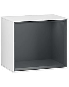 Villeroy und Boch module d&#39; Finion G590HGGF 41.8x35.6cm, station de charge, Emotion, étagère Midnight Blue , laqué blanc brillant