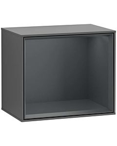 Villeroy und Boch Finion Regalmodul G590HGGK 41,8x35,6cm, Ladestation, Emotion, Regal Midnight Blue, Anthracite matt