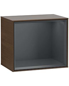 Villeroy und Boch module d&#39; Finion G590HGGN 41.8x35.6cm, station de charge, Emotion, étagère Midnight Blue , placage noyer