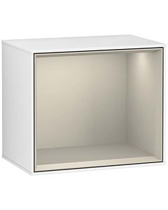Villeroy und Boch module Finion G590HHGF 41.8x35.6cm, borne de charge, emotion, étagère Sand mat, laqué blanc brillant