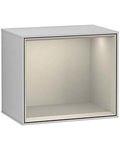 Villeroy und Boch Finion Regalmodul G590HHGJ 41,8x35,6cm, Ladestation, Emotion, Regal Sand Matt, Light grey matt
