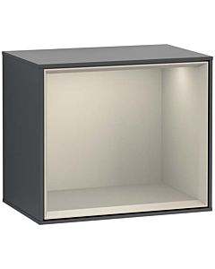 Villeroy und Boch Finion Regalmodul G590HHHG 41,8x35,6cm, Ladestation, Emotion, Regal Sand Matt, Midnight Blue Matt Lacquer