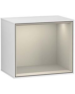 Villeroy und Boch Finion Regalmodul G590HHMT 41,8x35,6cm, Ladestation, Emotion, Regal Sand Matt, White matt lacquer