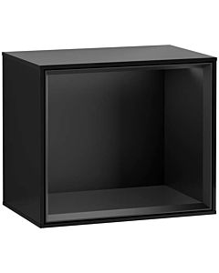 Villeroy und Boch module d&#39; Finion G590PDPH 41.8x35.6cm, station de charge, emotion, étagère noir mat, Glossy Black Lacquer