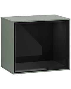 Villeroy und Boch Finion Regalmodul G590PHGM 41,8x35,6cm, Ladestation, Emotion, Regal Glossy Black, Olive Matt Lacquer