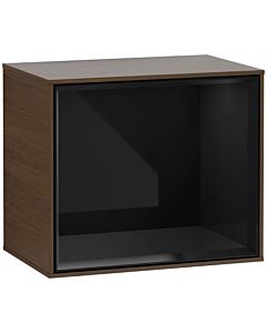 Villeroy und Boch Finion module G590PHGN 41.8x35.6cm, charging station, Emotion, shelf Glossy Black, Walnut veneer