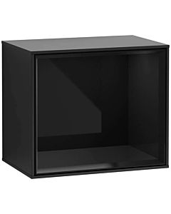 Villeroy und Boch module d&#39; Finion G590PHPD 41.8x35.6cm, station de charge, Emotion, étagère Glossy Black, laqué noir mat