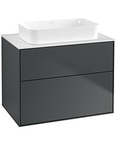 Villeroy und Boch Finion Villeroy und Boch G63100HG 80x60.3x50.1mm, éclairage mural, verre White Matt , Midnight Blue Matt Lacquer