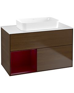 Villeroy und Boch Finion Villeroy und Boch Finion G651HBGN 100x60.3x50.1cm, shelf left Peony , Peony veneer