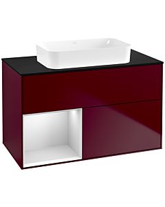 Villeroy und Boch Finion Villeroy und Boch Finion G652MTHB 100x60.3x50.1cm, shelf left white matt lacquer, Peony Matt