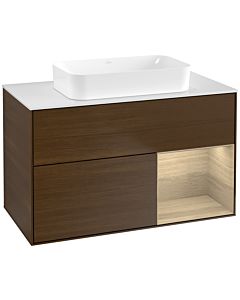 Villeroy und Boch Finion Villeroy und Boch Finion G661PCGN 100x60.3x50.1cm, shelf right Oak Veneer , Oak Veneer veneer