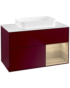 Villeroy und Boch Finion Villeroy und Boch Finion G661PCHB 100x60.3x50.1cm, shelf on the right Oak Veneer , Peony Matt