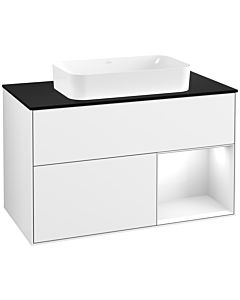 Villeroy und Boch Finion Villeroy und Boch Finion G662GFGF 100x60.3x50.1cm, shelf on the right Glossy white lacquer, Glossy white lacquer