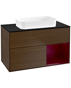 Villeroy und Boch Finion Villeroy und Boch G662HBGN 100x60.3x50.1cm, étagère à droite Peony , placage Peony