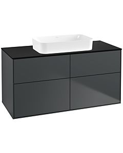 Villeroy und Boch Finion Villeroy und Boch Finion G67200HG 120x60.3x50.1cm, Glass Black Matt, Midnight Blue Matt Lacquer