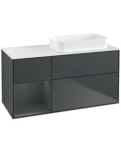 Villeroy und Boch Finion Villeroy und Boch Finion G681HGHG 120x60.3x50.1cm, shelf left Midnight Blue Matt Lacquer , Midnight Blue Matt Lacquer