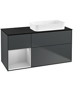 Villeroy und Boch Finion Villeroy und Boch Finion G682GJHG 120x60.3x50.1cm, shelf left light gray matt, midnight Blue Matt Lacquer