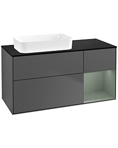 Villeroy und Boch Finion Villeroy und Boch Finion G692GMGK 120x60.3x50.1cm, shelf right Olive Matt Lacquer , anthracite matt