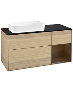 Villeroy und Boch Finion Villeroy und Boch Finion G692GNPC 120x60.3x50.1cm, shelf right Walnut veneer, Oak Veneer