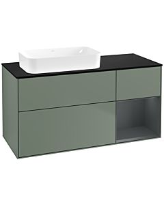 Villeroy und Boch Finion Villeroy und Boch Finion G692HGGM 120x60.3x50.1cm, shelf on the right Midnight Blue Matt Lacquer , Olive Matt Lacquer