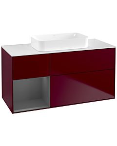 Villeroy und Boch Finion Villeroy und Boch Finion G701GKHB 120x60.3x50.1cm, shelf on the right anthracite matt, Peony Matt