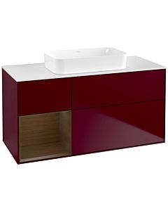 Villeroy und Boch Finion Villeroy und Boch Finion G701GNHB 120x60.3x50.1cm, shelf right Walnut veneer, Peony Matt