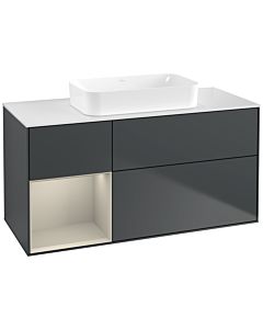 Villeroy und Boch Finion Villeroy und Boch Finion G701HHHG 120x60.3x50.1cm, shelf right Sand matt, midnight Blue Matt Lacquer