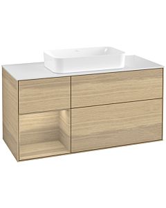 Villeroy und Boch Finion Villeroy und Boch G701PCPC 120x60.3x50.1cm, étagère à droite Oak Veneer , Oak Veneer