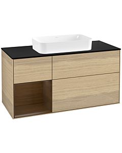 Villeroy und Boch Finion Villeroy und Boch Finion G702GNPC 120x60.3x50.1cm, shelf on the right Oak Veneer veneer, Oak Veneer
