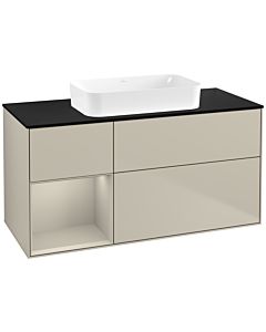 Villeroy und Boch Finion Villeroy und Boch G702HHHH 120x60.3x50.1cm, étagère à droite Sand mat, Sand Matt Lacquer