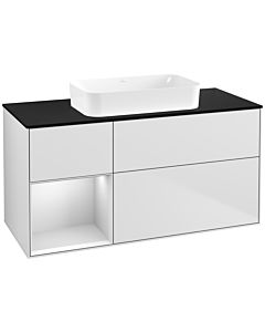 Villeroy und Boch Finion Villeroy und Boch Finion G702MTMT 120x60.3x50.1cm, shelf on the right white matt lacquer, white matt lacquer