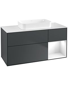 Villeroy und Boch Finion Villeroy und Boch Finion G711GFHG 120x60.3x50.1cm, shelf right Glossy white lacquer, Midnight Blue Matt Lacquer