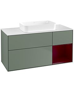 Villeroy und Boch Finion Villeroy und Boch Finion G711HBGM 120x60.3x50.1cm, shelf right Peony , Olive Matt Lacquer