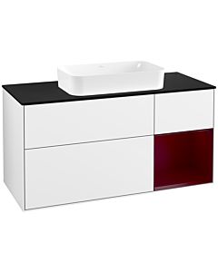 Villeroy und Boch Finion Villeroy und Boch Finion G712HBGF 120x60.3x50.1cm, shelf on the right Peony , Glossy white lacquer