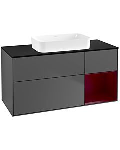 Villeroy und Boch Finion Villeroy und Boch Finion G712HBGK 120x60.3x50.1cm, shelf right Peony , anthracite matt