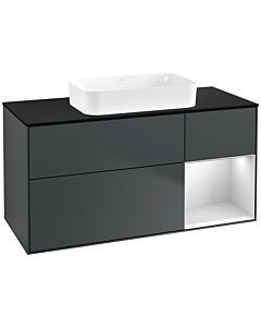 Villeroy und Boch Finion Villeroy und Boch Finion G712MTHG 120x60.3x50.1cm, shelf on the right white matt lacquer, midnight Blue Matt Lacquer