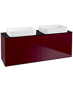 Villeroy und Boch Finion Villeroy und Boch G72200HB 160x60.3x50.1cm, verre noir mat, Peony Matt