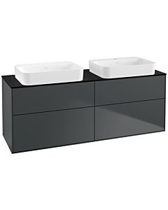 Villeroy und Boch Finion Villeroy und Boch Finion G72200HG 160x60.3x50.1cm, Glass Black Matt, Midnight Blue Matt Lacquer