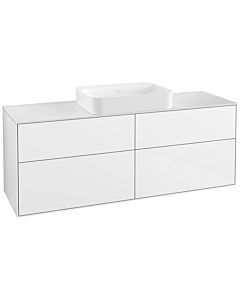 Villeroy und Boch Finion Villeroy und Boch G73100GF 160x60.3x50.1cm, Verre White Matt , Laque blanc brillant