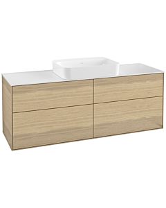 Villeroy und Boch Finion Villeroy und Boch Finion G73100PC 160x60.3x50.1cm, Glass White Matt , Oak Veneer